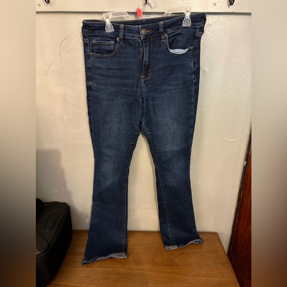 American Eagle High Waist N(e)xt Level Kick Boot Cut, Size 8